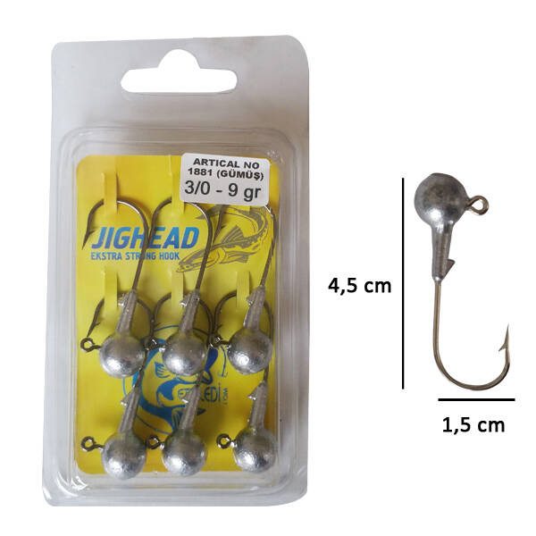 1881 Gümüş Zoka 9 Gr. No :3/0 - 1