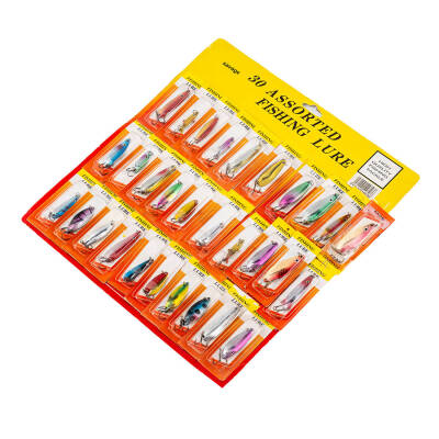 SAVAGE 30 Parça Balık Avı Kaşık Seti - Alabalık, Turna ve Levrek İçin