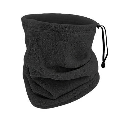 3'lü Kışlık Set Polar Bere, Eldiven, Boyunluk - Warm - Siyah - 3