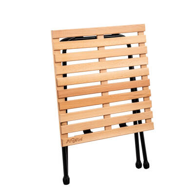 4 Adet Katlanır Kamp Sandalyesi ve Masa Seti - Rest - Siyah - 130 KG Taşıma Kapasiteli - 5