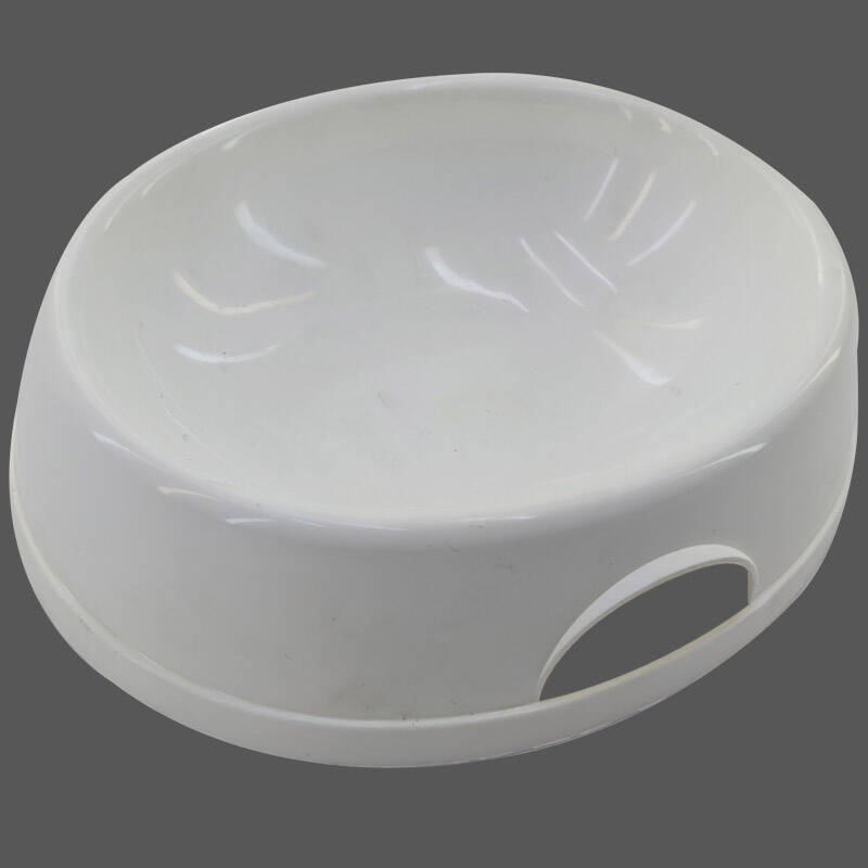 8565 Tekli Kedi/Köpek Mama Kabı - Beyaz - 1