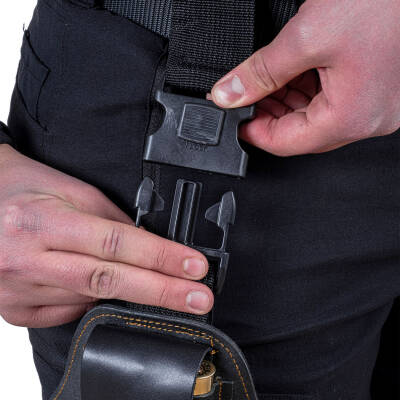 Deri Bacak Fişekliği - Savage - Siyah - 18