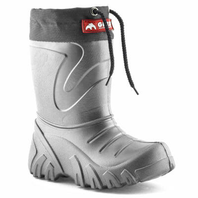 Lemigo Grizzly Eva Çocuk Kürklü Gri Yağmur Çizmesi Detay