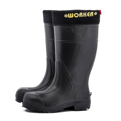 Lemigo Worker Eva Burun Korumalı Siyah Çizme (899) Resmi