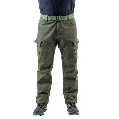 İçi Polarlı Softshell Pantolon - Su Rüzgar Geçirmez - Savage - Haki - Tactical Pantolon Resmi