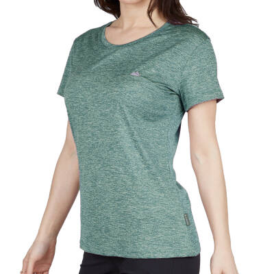 Spor Kadın Tişört - Lumi Yeşil Arka Görünüm