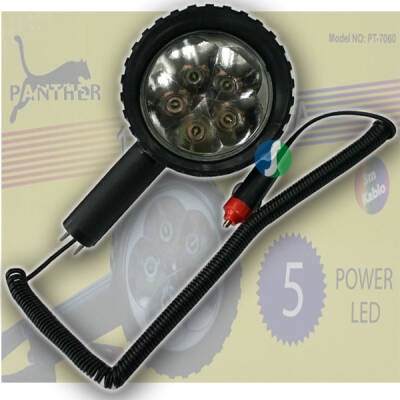 Panther PT-7060 Araç Çakmaklı 5 LEDli Spot Lamba Resmi