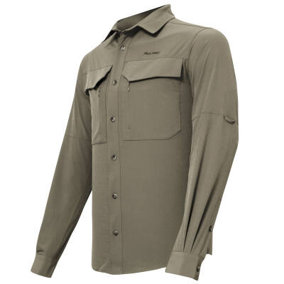 Alpinist Natriks Uzun Kollu Erkek Gömlek Sand (600702) Detay Resmi