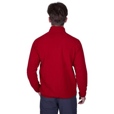 Alpinist Gamma Fermuarlı Erkek Polar Sweet Bordo Detaylı Görünüm