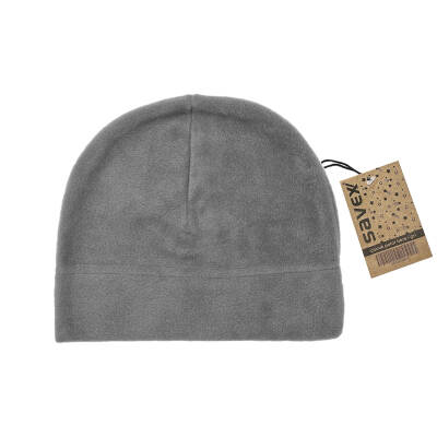 Savex Çocuk Polar Bere Gri 3-6 Yaş Detay