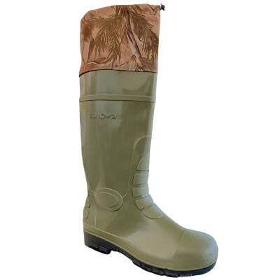 Renova Orman Desen Konçlu İçlikli Çizme Detay