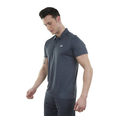 Alpinist Horizons Ultra Dry Antrasit Erkek Polo Yaka Tişört Detay