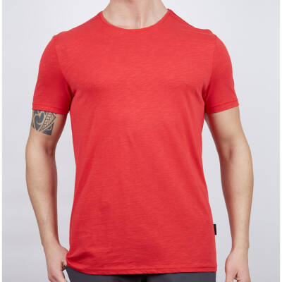 Alpinist Albino Yakut Kırmızısı Erkek T-Shirt