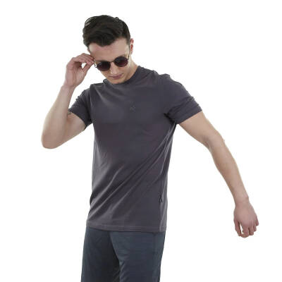 Alpinist Lucid Antrasit Erkek Tişört Detay