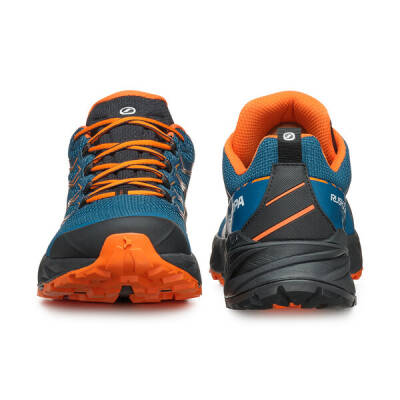 Scarpa Rush 2 Gore-Tex Koşu Ayakkabısı Cosmic Blue-Orange Yan Görünüm