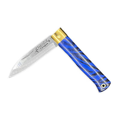 Fakıoğlu Büyük Cep Çakısı Mavi Kamuflaj Detay