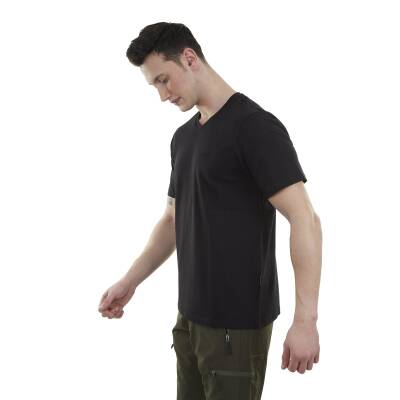 Alpinist Vortex Siyah Erkek Tişört Detay