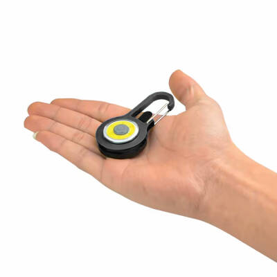 Panther Karabinalı Anahtarlık El Feneri Siyah Detay