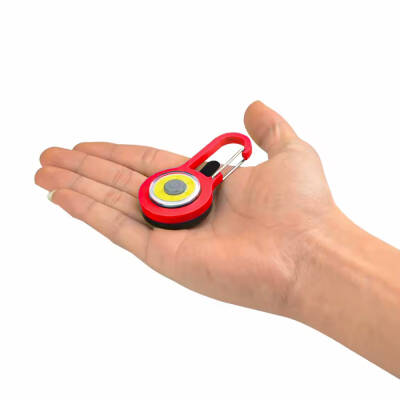 Panther Karabinalı Anahtarlık El Feneri Kırmızı Detay