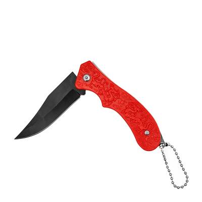 Savex Ejderha Desenli Cep Çakısı Kırmızı (3837) Detay Resmi