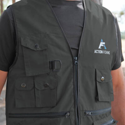Action Çok Cepli Balıkçı Yeleği Genel Görünüm