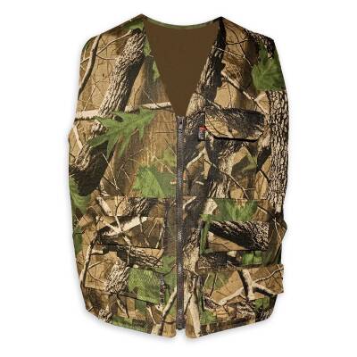 Savex Yeşil Ağaç Desen 28 Fişeklikli Avcı Yeleği Detay