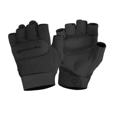Taktikal Eldiven - Pentagon - Yarım Parmak - Duty Mechanic - Black - P20010-SH Resmi