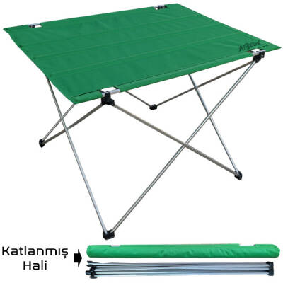 Argeus 54001 Katlanabilir Alüminyum Masa Yeşil