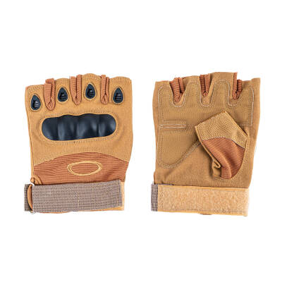 Parmaksız Kemik Taktikal Eldiven - Kum - 1108 Detaylı Görünüm