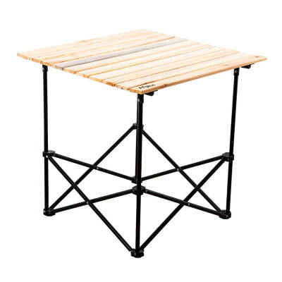 Argeus XL Akordeon Katlanır Ahşap Kamp Piknik Masası Detay