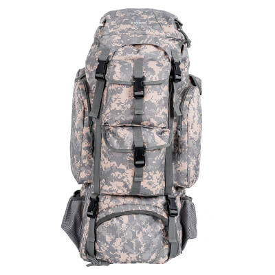 Savage Ventura 110 Litre Gri Kamuflaj Desenli Outdoor Trekking Sırt Çantası Detay