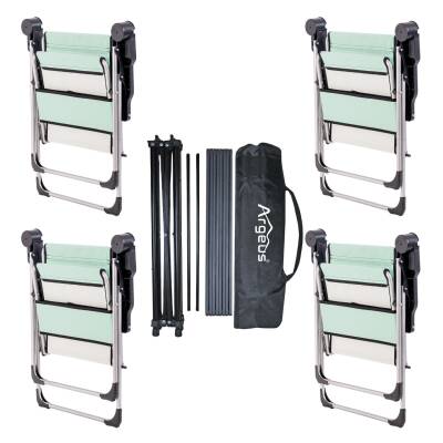 Katlanır Kamp Sandalyesi ve Alüminyum Masa Seti Detay