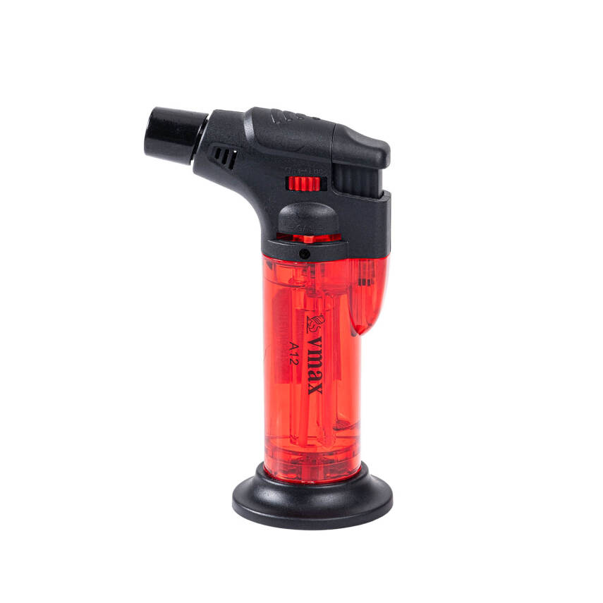 Doldurulabilir Pürmüz Çakmak - Torch - Metal Başlıklı - A12 - Kırmızı - 1