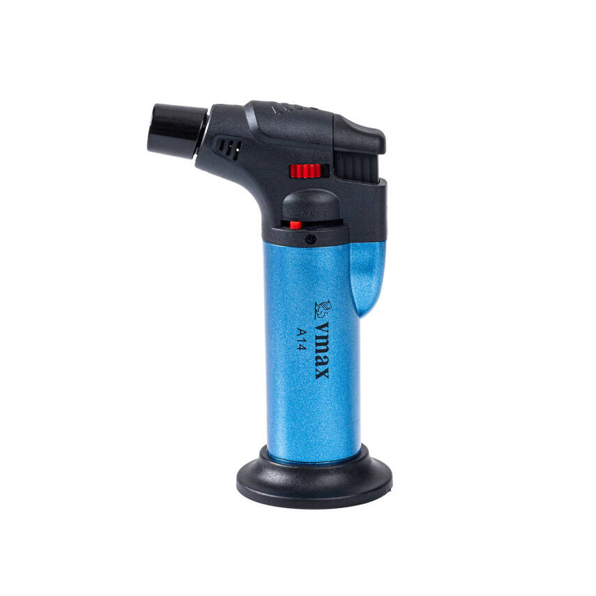 Doldurulabilir Pürmüz Çakmak - Torch - Metal Başlıklı - A14 - Mavi - 1