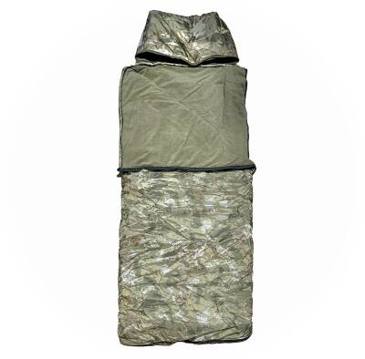 Kamuflaj Uyku Tulumu - İçi Polarlı - Su İtici Kumaş - Accord Extreme - 2