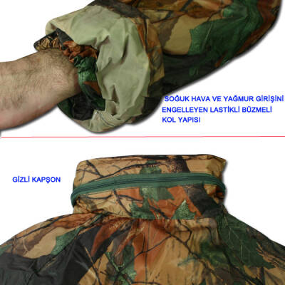 Savage Imperteks Pardesü Yağmurluk 11011 (Ağaç Desen) XL - 2