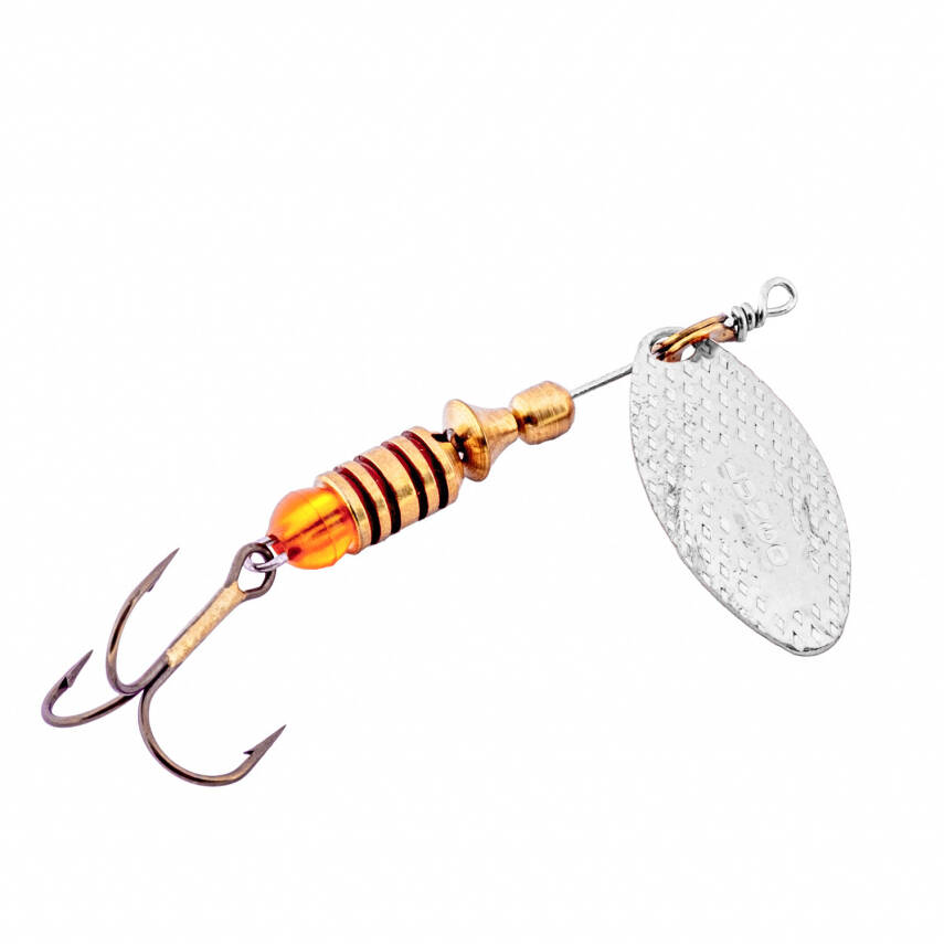 Alabalık Turna Döner Olta Kaşık - Ilba Lungo 50104 - Gümüş - No:4 - 1