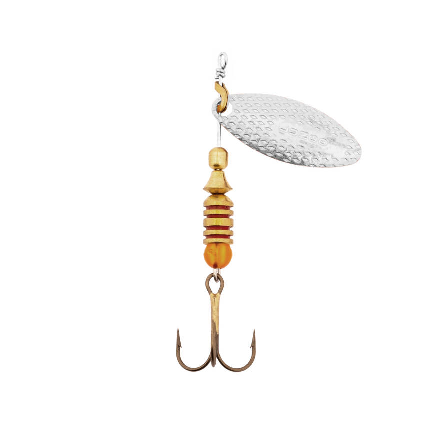 Alabalık Turna Döner Olta Kaşık - Ilba Lungo 50104 - Gümüş - No:4 - 2