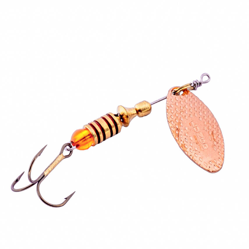 Alabalık Turna Döner Olta Kaşık - Ilba Lungo 50304 - Bakır - No:4 - 1