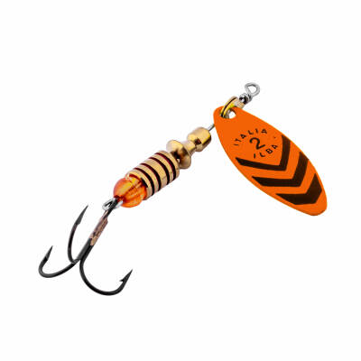 Alabalık Turna Döner Olta Kaşık - Ilba Sergente 58532 - Portakal/Siyah - No:2