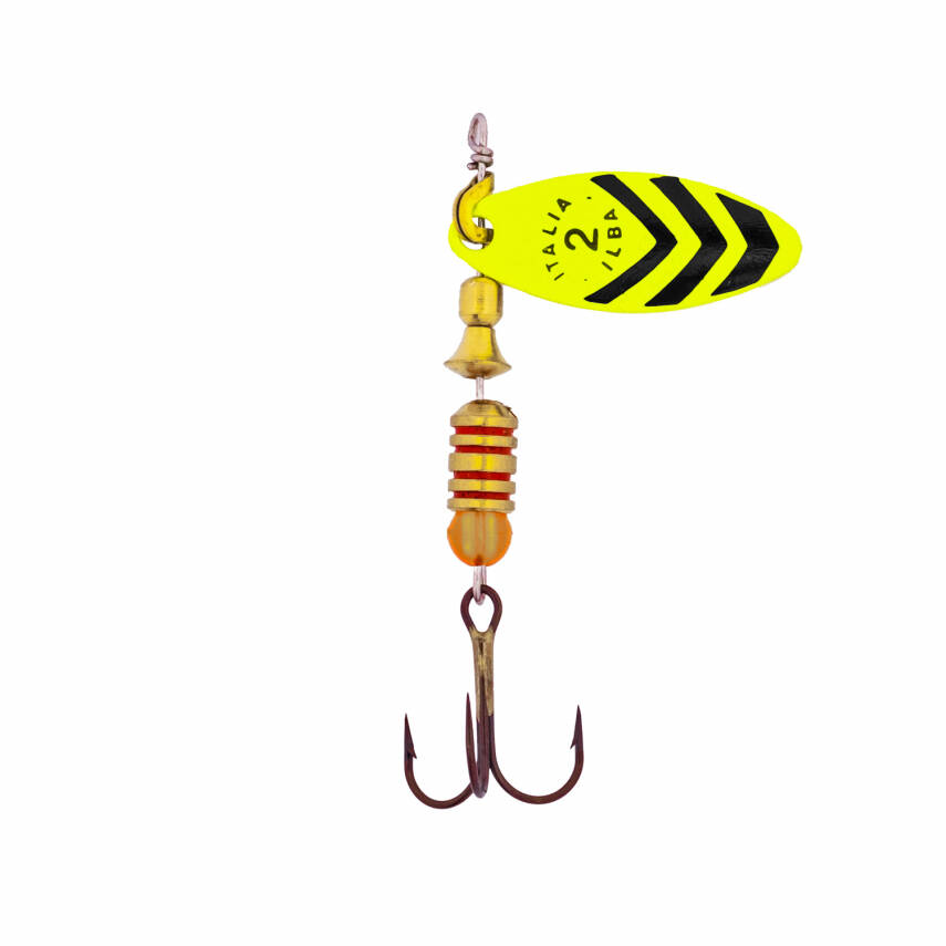 Alabalık Turna Döner Olta Kaşık - Ilba Sergente 58632 - Fluo/Siyah - No:2 - 2