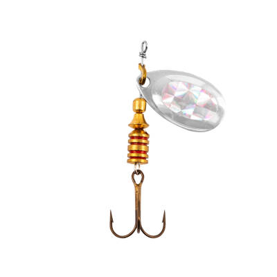 Alabalık Turna Döner Olta Kaşık - Ilba Tondo Alpha 30163 - Gümüş - No:3 - 3