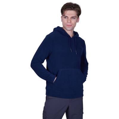 Alpinist Cliff Erkek Kapşonlu Polar Lacivert - 3