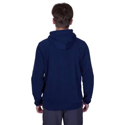 Alpinist Cliff Erkek Kapşonlu Polar Lacivert - 4