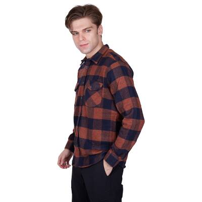 Alpinist Felder Erkek Ekose Outdoor Gömlek - Tarçın Rengi Şıklığı - 2