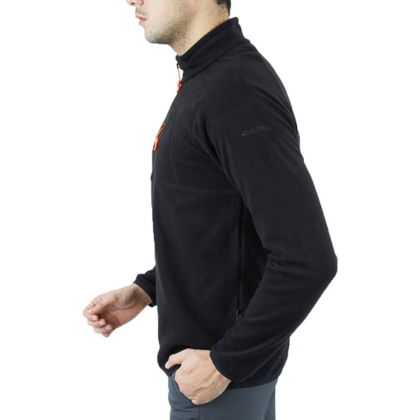 Alpinist Gamma Fermuarlı Erkek Polar Sweet Siyah - 2