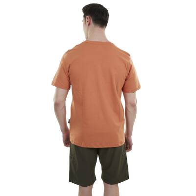 Alpinist Lucid Kiremit Rengi Organik Pamuk Erkek Spor Tişörtü - 3