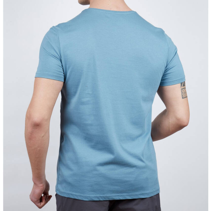 Alpinist Mavi Pamuklu Erkek Spor Tişört - Camp - 3