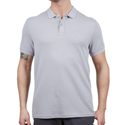 Alpinist Roc Erkek Polo Yaka Tişört - Gri