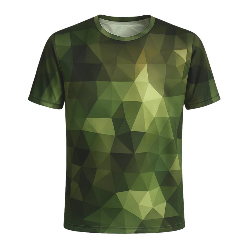 Kamuflaj Prizma Desenli Mikrofiber Tişört - Avcı Tişört - Hızlı Kurur - 2